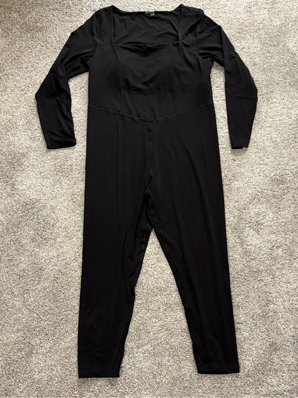 Offline by Aerie Real Me Extra Long Sleeve Black Jumpsuit